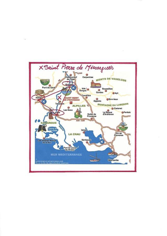 Le Mas Saint Jean Mézoargues Екстериор снимка